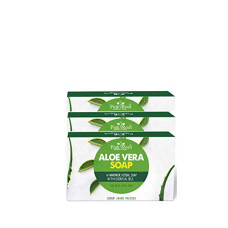 Deals and Offers on - Pink Root Aloevera Soap, 100gm, pack of 3 Deals, Discounts & Offers on - Pink Root Aloevera Soap, 100gm, pack of 3