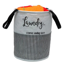Deals, Discounts & Offers on  - Perpetual Cloth Basket For Laundry - Waterproof Non Woven Cloth Bag For Storage Clothes, Flodable Laundry Basket Bag With Handle 45 Liter (greypcs)