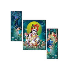 Deals and Offers on - SAF SANFJM31964 Radhe Krishna UV Textured Self Adeshive Painting - 18 Inch X 12 Inch - Set of 3 Deals, Discounts & Offers on - SAF SANFJM31964 Radhe Krishna UV Textured Self Adeshive Painting - 18 Inch X 12 Inch - Set of 3