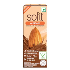 Deals, Discounts & Offers on  - [Amazon Fresh] Sofit Almond Drink Chocolate, 200ml - Pack of 2 (2 x 200ml)| Vegan Drink |Enriched with Plant Protein, Dietary fibers, Vitamins and Calcium | Lactose Free | Gluten Free | Preservatives Free