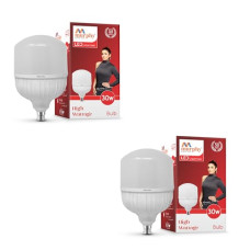Deals, Discounts & Offers on  - Murphy 30W B22 Led Globe Cool White Bulb, Pack of 2.