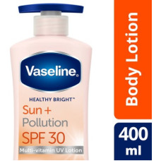 Deals, Discounts & Offers on  - Vaseline Healthy Bright Sun+Pollution Protection Body Lotion SPF30, Reduces Tan(400 ml)