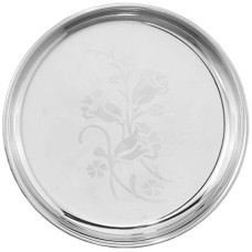 Deals and Offers on - Neelam Stainless Steel 8 22G Lazer Etching Buffet Plate, 17.5 cm, Silver Deals, Discounts & Offers on - Neelam Stainless Steel 8 22G Lazer Etching Buffet Plate, 17.5 cm, Silver