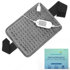 Deals, Discounts & Offers on  - Expertomind Heating Pad for Muscle Pain & Period Cramps | Electric Heating Towel for Back, Neck, Leg & Shoulder Pain Relief | Orthopaedic Pain Reliever