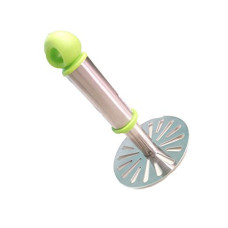 Deals and Offers on - GANESH Stainless Steel Potato Crusher Vegetable Smasher Pav Bhaji Masher with Handle Deals, Discounts & Offers on - GANESH Stainless Steel Potato Crusher Vegetable Smasher Pav Bhaji Masher with Handle
