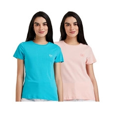 Deals, Discounts & Offers on Women - Amazon Brand - Eden & Ivy Women's Cotton Regular Fit T-Shirt