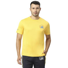 Deals, Discounts & Offers on  - playR X Chennai Super Kings Men's Regular Fit T-Shirt (PRCSK23-111P_Yellow