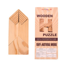 Deals, Discounts & Offers on  - [Specific User] TOYPENTER H-Shaped Puzzle Wooden Brain Puzzles for Kids & Adult Challenge Wooden Brain Teasers Puzzle Games for Family Party Favor - Brain Games