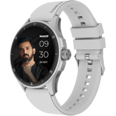 Deals, Discounts & Offers on  - beatXP Vega Neo 1.43'' Super AMOLED Display with BT Calling, AI Voice Assistant & IP68 Smartwatch(Ice Silver Strap, Free Size)