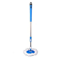Deals, Discounts & Offers on Home Improvement - Milton Mop Stick Spin Mop Stick Rod with 1 Microfiber Refill | Standing Magic Pocha with Easy Grip Handle
