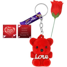 Deals, Discounts & Offers on  - Meepo Artificial Flower, Greeting Card, Keychain Gift Set
