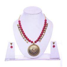 Deals, Discounts & Offers on  - FabTakZinc Rhodium Red Jewel Set(Pack of 1)