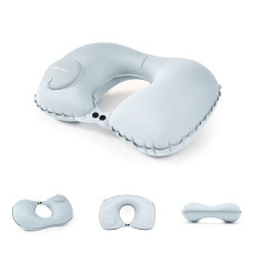 Deals and Offers on - Assembly Inflatable Travel Neck Pillow | Neck Support Rest Pillow Headrest (Cloude, Grown up Grey) Deals, Discounts & Offers on - Assembly Inflatable Travel Neck Pillow | Neck Support Rest Pillow Headrest (Cloude, Grown up Grey)