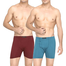 Deals, Discounts & Offers on Men - Chromozome Men Cotton Rib Trunk (Pack of 2)