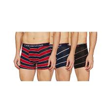 Deals, Discounts & Offers on Men - Chromozome Men Modal Striper Trunk (Pack of 3)