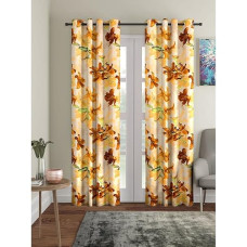 Deals and Offers on - HOMETALES Floral Printed Room Darkening Eyelet Curtain-7 Ft-Pack of 2 Deals, Discounts & Offers on - HOMETALES Floral Printed Room Darkening Eyelet Curtain-7 Ft-Pack of 2