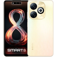 Deals, Discounts & Offers on Mobiles - [For Flipkart Axis Bank Card] Infinix SMART 8 (Shiny Gold, 64 GB)(4 GB RAM)