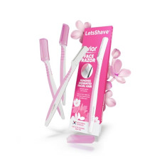 Deals and Offers on Health & Personal Care - LetsShave Evior Reusable Face & Eyebrow Razor For Women - Pack of 3 | For Painless Hair Removal | Razor for Face, Eyebrows, Upperlips, Chin, Side Locks, Forehead | Face Razor Deals, Discounts & Offers on Health & Personal Care - LetsShave Evior Reusable Face & Eyebrow Razor For Women - Pack of 3 | For Painless Hair Removal | Razor for Face, Eyebrows, Upperlips, Chin, Side Locks, Forehead | Face Razor