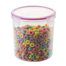 Deals and Offers on - Varmora Clamp it Round Container | Organised Kitchen | Stackable | Durable | For Pulses, Rice, Dal, Atta, Flour, Cereals, Snacks| 2100ml |Assorted Deals, Discounts & Offers on - Varmora Clamp it Round Container | Organised Kitchen | Stackable | Durable | For Pulses, Rice, Dal, Atta, Flour, Cereals, Snacks| 2100ml |Assorted