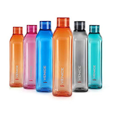 Deals and Offers on - Cello Venice Plastic Water Bottle, 1 Litre, Set of 6, Multicolour Deals, Discounts & Offers on - Cello Venice Plastic Water Bottle, 1 Litre, Set of 6, Multicolour