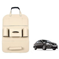 Deals and Offers on - Oshotto Car Backseat Storage Organizer Phone Holder,Multi-Pocket with Nissan Sunny (Beige) Deals, Discounts & Offers on - Oshotto Car Backseat Storage Organizer Phone Holder,Multi-Pocket with Nissan Sunny (Beige)