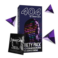 Deals and Offers on Sexual Welness - Bold Care 404 Variety Pack with 2 x 5 Assorted Condoms in each pack - 10 Units (Pack of 1) Deals, Discounts & Offers on Sexual Welness - Bold Care 404 Variety Pack with 2 x 5 Assorted Condoms in each pack - 10 Units (Pack of 1)