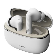Deals, Discounts & Offers on Headphones - Noise Newly Launched Aura Buds in-Ear Truly Wireless Earbuds with 60H of Playtime, Quad Mic with ENC, Dual Device Pairing, Instacharge(10 min=150 min),12mm Polymer Composite Driver,BT v5.3(Aura White)