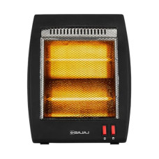 Deals, Discounts & Offers on  - Bajaj RHX-2 Halogen Heater|2 Heat Settings-400W/800W|Noiseless Operation|DuraElement With 1-Yr Heating Element Warranty by Bajaj|Convection Room Heater For Winter|2-Yr Warranty By Bajaj|Black