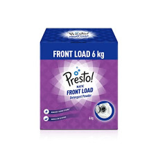 Deals and Offers on - Amazon Brand - Presto! Matic Front Load Detergent Powder - 6 kg Deals, Discounts & Offers on - Amazon Brand - Presto! Matic Front Load Detergent Powder - 6 kg