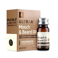 Deals and Offers on Health & Personal Care - Ustraa Woody Mooch and Beard Oil - 35ml - Shine & Nourishment Deals, Discounts & Offers on Health & Personal Care - Ustraa Woody Mooch and Beard Oil - 35ml - Shine & Nourishment