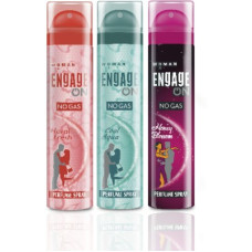 Deals and Offers on - Engage ON Perfume Spray 100ml each Perfume Body Spray - For Women(300 ml, Pack of 3) Deals, Discounts & Offers on - Engage ON Perfume Spray 100ml each Perfume Body Spray - For Women(300 ml, Pack of 3)