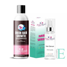 Deals and Offers on - Pink Root Onion Hair Growth Shampoo (200+50) ml With Hair Serum (100ml) Deals, Discounts & Offers on - Pink Root Onion Hair Growth Shampoo (200+50) ml With Hair Serum (100ml)