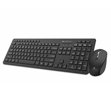 Deals, Discounts & Offers on  - Zebronics Zeb-Companion 500 2.4GHz Wireless Keyboard & Mouse Combo, USB Nano Receiver, Chiclet Keys, Ultra Silent, Power On/Off Switch, Rupee Key,