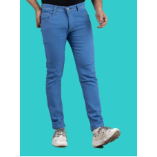Deals, Discounts & Offers on  - METRONAUTMen Slim Mid Rise Light Blue Jeans