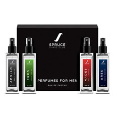 Deals, Discounts & Offers on Beauty Care - Spruce Shave Club Perfume Set For Men (Pack of 4) | Long Lasting Perfume For Men |Best Perfume for Men| Refreshing & Revitalizing Mens Perfume |Best Gift
