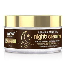 Deals and Offers on - WOW Skin Science Repair & Restore Night Cream | Repairs Skin Damage| Hydrates and Nourishes Skin | Fights Skin Aging | Restores Skin Radiance Deals, Discounts & Offers on - WOW Skin Science Repair & Restore Night Cream | Repairs Skin Damage| Hydrates and Nourishes Skin | Fights Skin Aging | Restores Skin Radiance