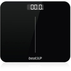 Deals, Discounts & Offers on Electronics - beatXP Gravity Elite Black Weighing Machine | Thick Tempered Glass | Backlit LCD Panel Weighing Scale(Black)