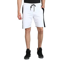 Deals, Discounts & Offers on Men - Urbano Fashion Men's Cotton Color-Block Regular Shorts Stretchable