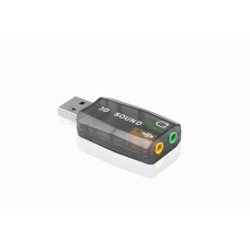 Deals, Discounts & Offers on  - Honest Enterprise USB Sound Card | External Stereo Sound Card with 3.5 mm Headphone and Microphone Socket | 7.1 Channel Audio Adapter