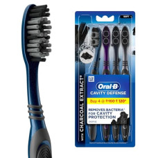 Deals, Discounts & Offers on  - Oral B Cavity Defense 123 Black Manual Toothbrush