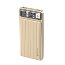 Deals, Discounts & Offers on Power Banks - Portronics Luxcell 10K 10000 mAh Designer Power Bank with 22.5W Max Output, LED Indicator, Mach USB-A Output, Type C PD Output, Type C Input, Wake Up Button(Ivory White)