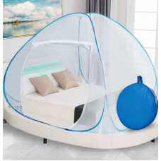 Deals and Offers on - Flipkart SmartBuy Polyester Adults Washable KING DOUBLE BED Mosquito Net(SKYBLUE, White, Tent) Deals, Discounts & Offers on - Flipkart SmartBuy Polyester Adults Washable KING DOUBLE BED Mosquito Net(SKYBLUE, White, Tent)