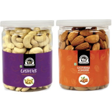 Deals and Offers on Food and Health - WONDERLAND Foods - California Almonds & Cashews W320 | 500g (250g X 2) Jar Almonds, Cashews(2 x 250 g) Deals, Discounts & Offers on Food and Health - WONDERLAND Foods - California Almonds & Cashews W320 | 500g (250g X 2) Jar Almonds, Cashews(2 x 250 g)