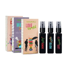 Deals and Offers on Beauty Care - Maryaj Chemical Poetry EDP and Maybe Someday EDP and Love Unscripted EDP (Pack of 3, Each 8ML) Long Lasting Scent Spray Gift For Men and Women Deals, Discounts & Offers on Beauty Care - Maryaj Chemical Poetry EDP and Maybe Someday EDP and Love Unscripted EDP (Pack of 3, Each 8ML) Long Lasting Scent Spray Gift For Men and Women