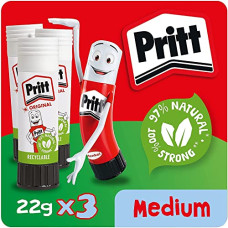 Deals, Discounts & Offers on  - Pritt Glue Stick, Safe & Child-Friendly Craft Glue for Arts & Crafts Activities, Strong-Hold adhesive