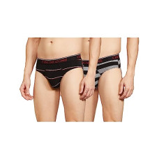 Deals, Discounts & Offers on Men - Chromozome Men Modal Striper Brief (Pack of 2)