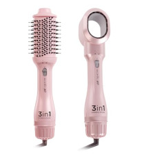 Deals, Discounts & Offers on Beauty Care - Ikonic 3 in 1 Express Styler Pink, Professional Volumizer Blow Dryer 1200W Hot Air Brush for Women Innovative Air Flow Vents Mixed Styling Bristles Ceramic Titanium Tourmaline-Coated Brush Head, Multi Hair Styler