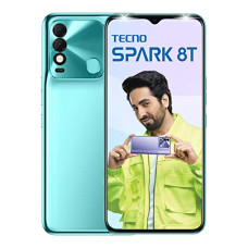 Deals, Discounts & Offers on Electronics - TECNO Spark 8T (Turquoise Cyan, 4GB RAM,64GB Storage) | 50MP AI Camera | 7GB Expandable RAM