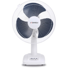 Deals, Discounts & Offers on Home Appliances - Sansui Chetak High Speed 400 mm 3 Blade Table Fan(Blue and White, Pack of 1)