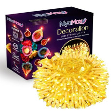 Deals and Offers on - NIYAMAX LED String Lights - 12 Meter Fairy Lights with Full View Light 42 LED Bulb - Waterproof & Flexible Copper LED Serial String Lights (Warm White) Deals, Discounts & Offers on - NIYAMAX LED String Lights - 12 Meter Fairy Lights with Full View Light 42 LED Bulb - Waterproof & Flexible Copper LED Serial String Lights (Warm White)